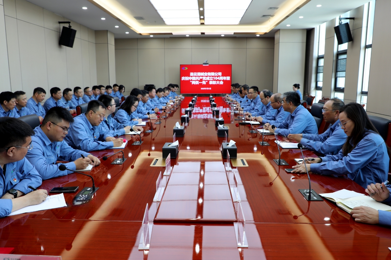 公司召開慶祝中國共產黨成立104周年暨“兩優一先”表彰大會